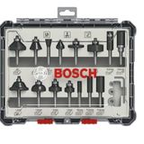 Bosch 6 Mm Profesyonel Ahşap Freze Bıçak Seti 15 Parça ( 2607017471)