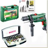Bosch 600 W Darbeli Matkap Vidalama 59 Parça Vidalama Ve Uç Seti Hediye