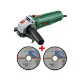 Bosch 750 Watt 115 MM Spiral Avuç İçi Taşlama Sipral + 2 Adet Metal Kesme Diski