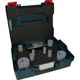 Bosch 8 x PRO Multi Material Power Change Plus Delik Testeresi Seti – L-Boxx (Yumuşak Ahşap, Alçıpan Duvar için, Ø 20, 30, 44, 60, 68, 114 mm, Profesyonel Aksesuar Matkap/Tornavida için)