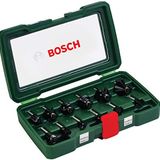 Bosch Accessories 12 Parçalı Sert Metal Freze Seti (Ahşap için, Çap Şaft 8 mm, Üst Freze Aksesuarı)