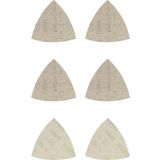 Bosch Accessories 6 x Expert M480 Ağ Yapı Zımpara Kağıdı Seti (Sert Ahşap, Ahşap Üzerine Boya, 93 x 93 mm, Kum 80/120/180, Delta Zımpara Aksesuarı)