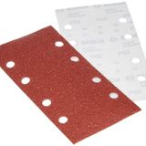 Bosch Accessories Bosch zımpara kağıdı (titreşimli zımpara için, farklı malzemeler, 10 adet, 93 x 185 mm, granülasyon 60)