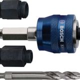 Bosch Accessories Professional 4 parçalı Power Change Plus başlangıç seti, ahşap, plastik, metaller için (Bosch PowerChange Plus'a yükseltmek için, matkap aksesuarı)