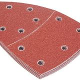 Bosch Accessories Zımpara Kağıdı (Çoklu Zımpara Makinesi için, Farklı Malzemeler, 10 Adet, 102 x 62/93 mm, Granülasyon 120)