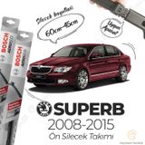 Bosch Aeroeco 2008-2015 Skoda Superb Muz Silecek Takımı