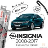 Bosch Aeroeco 2008-2016 Opel İnsignia Muz Silecek Takımı