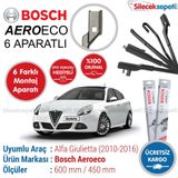 Bosch Aeroeco Alfa Romeo Giulietta 2010-2016 Muz Silecek Takımı