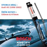 Bosch Aeroeco Audi A3 1998-2002 Muz Silecek Takımı