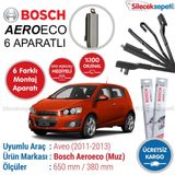 Bosch Aeroeco Chevrolet Aveo Hatchback 2011-2013 Muz Silecek Takımı