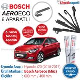 Bosch Aeroeco Hyundai i20 2015-2017 Muz Silecek