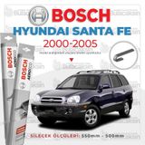 Bosch Aeroeco Hyundai Santa Fe 2000-2005 Muz Silecek Takımı