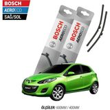 Bosch Aeroeco Mazda 2 2010 Model Muz Silecek Takımı