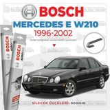 Bosch Aeroeco Mercedes E W210 1996-2002 Uyumlu Muz Silecek Takımı