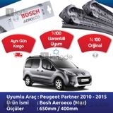 Bosch Aeroeco Peugeot Partner 2010-2015 Muz Silecek Takımı