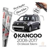 Bosch Aeroeco Renault Kangoo 2008-2017 Siyah Muz Silecek Takımı