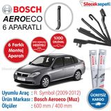 Bosch Aeroeco Renault Symbol 2009-2012 Muz Silecek Takımı