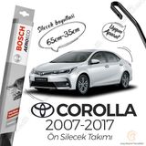 Bosch Aeroeco Toyota Corolla 2007-2017 Siyah Muz Silecek Takımı