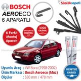 Bosch Aeroeco Volkswagen Bora 1998-2002 Muz Silecek Takımı