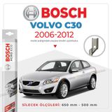 Bosch Aeroeco Volvo C30 2006-2012 Muz Silecek Takımı