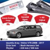 Bosch Aeroeco Volvo V70 2008-2017 Muz Silecek Takımı