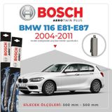 Bosch Aerotwin Bmw 116 E81-E87 2004-2011 Muz Silecek Takımı