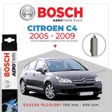 Bosch Aerotwin Citroen C4 2004-2009 Uyumlu Muz Silecek Takımı