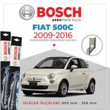 Bosch Aerotwin Fiat 500C 2009-2016 Muz Silecek Takımı