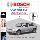 Bosch Aerotwin Golf 4 2003-2005 Muz Silecek Takımı