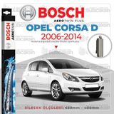 Bosch Aerotwin Opel Corsa D 2006-2014 Ön Muz Silecek Takımı