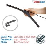 Bosch Aerotwin Opel Vectra B 1995-2003 Muz Silecek Takımı