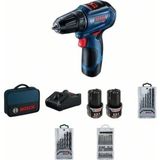 Bosch Akülü Delme Vidalama Seti 39 Parça, Güçlü ve Çok Amaçlı Çalışma Seti - Seçenek 1