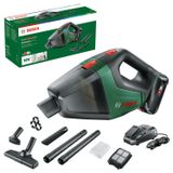 Bosch akülü elektrikli süpürge UniversalVac 18 (2,5 Ah akü, 18 Volt sistem, kartonda), Yeşil