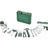 Bosch Alet seti 64 parça (çok yönlü, ergonomik aletler, yüksek kaliteli malzemelerden; pense; İngiliz anahtarı; tornavida; cırcır; ölçüm aletleri; testere; çekiç; derin delik markörü)