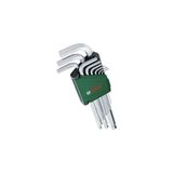 Bosch Alyan Anahtarı Seti Hex 9 Parça Gri Renkli Ergonomik Tasarımlı Dayanıklı S2 Çelik
