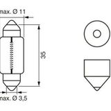 BOSCH AMPUL 24V 5W SOFIT (11X39) 6423