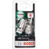 Bosch Ampul LED Red Kırmızı Retrofit 12V W21/5W 2,5W W3X16Q Bosch 1987301525