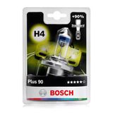 Bosch Ampul Plus 90 12V H4 60/55 W P43T Tekli Jiletin Paket 1987301077