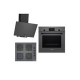Bosch Ankastre Gri 3 Lü Set 312 (HBF512BH1T-POP6C9P31O-DWK64PJ70T)