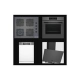 Bosch ANKASTRE GRİ 4 LÜ ANKASTRE SET