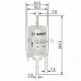 Bosch Audi A3 2.0 TFSI 2008-2013 Benzin Filtresi