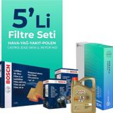 Bosch Audi Q7 3.0 Dizel Filtre Bakım Seti Castrol Motor Yağlı (2006-2011) 5 Li