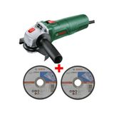 Bosch Avuç Taşlama Makinesi 750W 115mm, Spiral Avuç İçi Taşlama + 2 Adet Metal Kesme Diski
