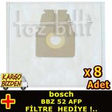 Bosch BBZ 52 AFP Elektrikli Süpürge Toz Torbası