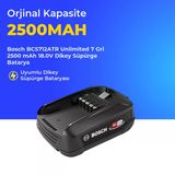 Bosch Bcs712atr Unlimited 7 Gri 2500 Mah 18.0V Dikey Süpürge Batarya