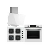 Bosch Beyaz 3 Lü Ankastre Set 483 Buhar Destekli A Enerji Sınıfı Modern Tasarım ( HUA717BV0T - POP6C2P31O - DWK63PJ20T )