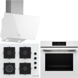 Bosch Beyaz Ankastre Set HJG852YW0T-POP6C2P31O-DWK63PJ20T