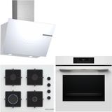 Bosch Beyaz Ankastre Set HJG852YW0T-POP6C2P31O-DWK66PJ20T