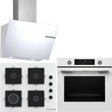 Bosch Beyaz Ankastre Set HUA736EV0T-POP6C2P31O-DWK66PJ20T