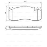 Bosch BMW 118İ E87 2.0 2004-2011 Ön Fren Balatası